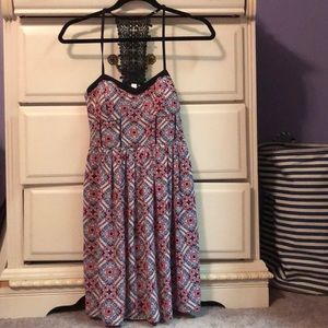 Aztec pattern summer dress